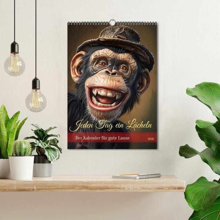 Produktbild: Jeden Tag ein L&auml;cheln (Wandkalender 2026 DIN A3 hoch), CALVENDO Monatskalender
