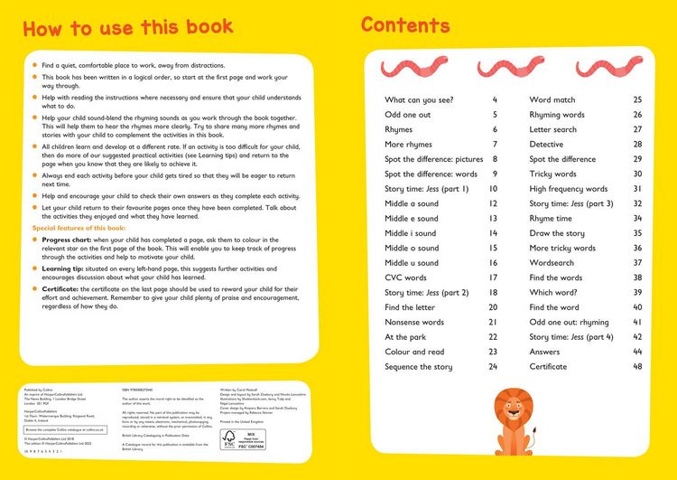 Produktbild: Reading and Rhyme Bumper Book Ages 3-5
