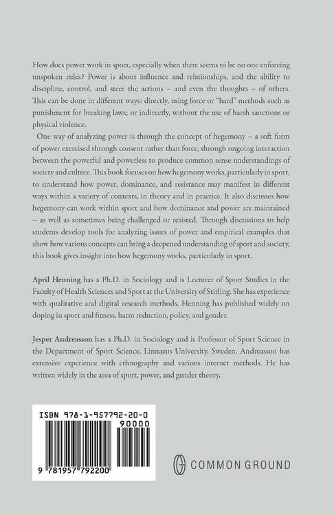Produktbild: Hegemony and Sport