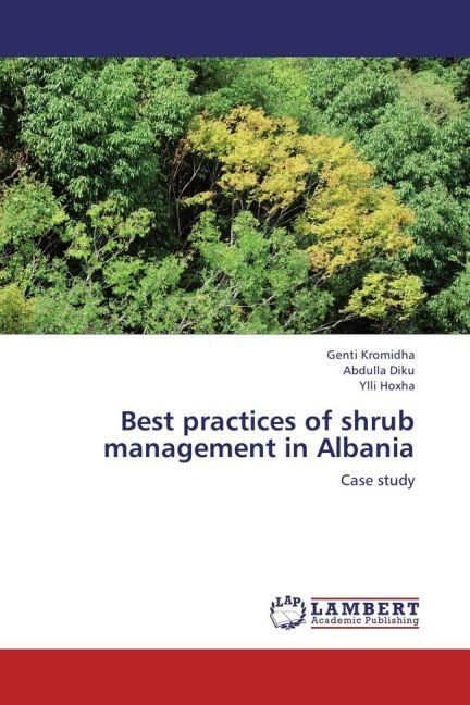 Produktbild: Kromidha, G: Best practices of shrub management in Albania