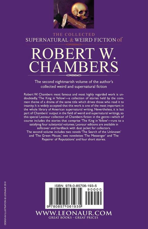 Produktbild: The Collected Supernatural and Weird Fiction of Robert W. Chambers