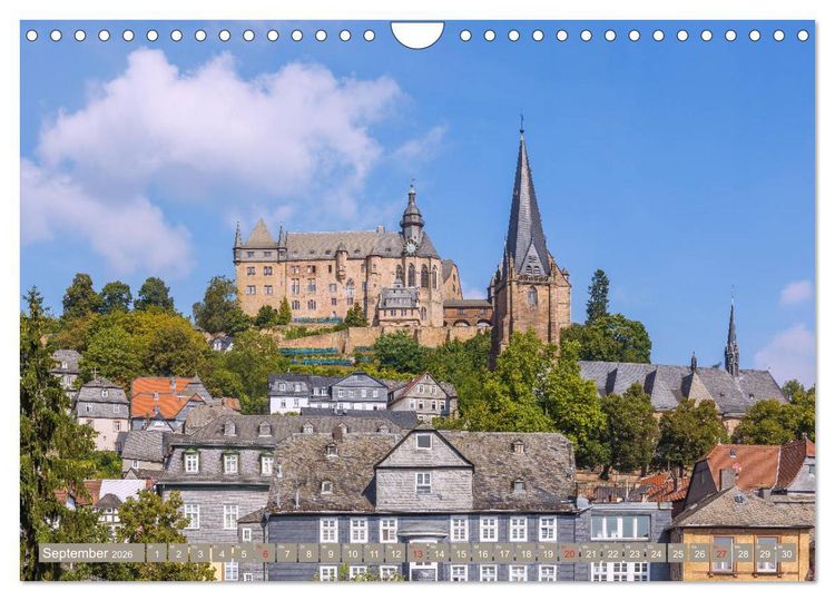 Produktbild: Marburg an der Lahn (Wandkalender 2026 DIN A4 quer), CALVENDO Monatskalender