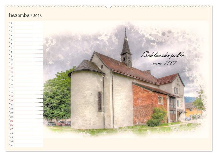Produktbild: Ruhpolding mein sch&ouml;nes Dorf (Wandkalender 2026 DIN A2 quer), CALVENDO Monatskalender