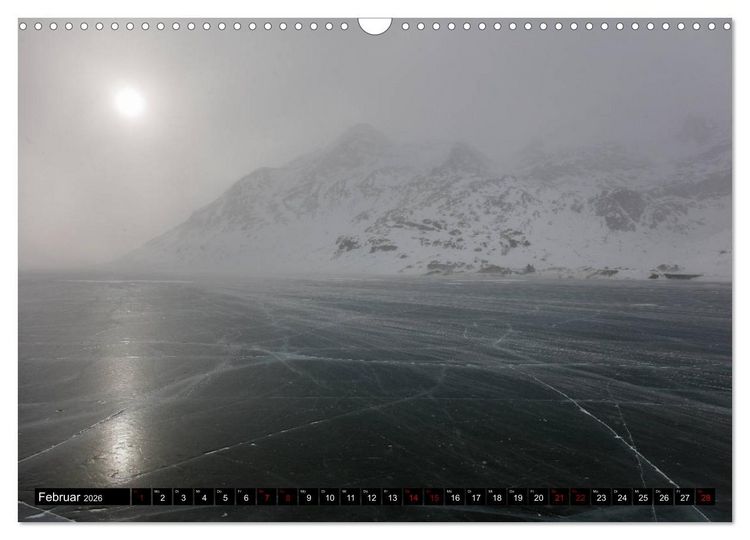 Produktbild: Piz Bernina - H&ouml;hepunkte aus dem Oberengadin (Wandkalender 2026 DIN A3 quer), CALVENDO Monatskalender