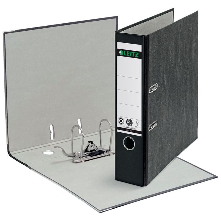 Produktbild: Ordner A4 Leitz schwarz 80mm