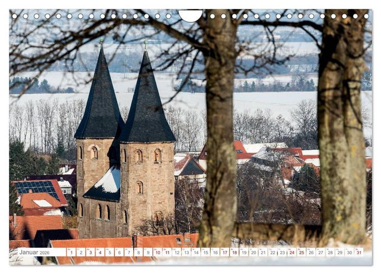 Produktbild: Romanik in Sachsen-Anhalt (Wandkalender 2026 DIN A4 quer), CALVENDO Monatskalender