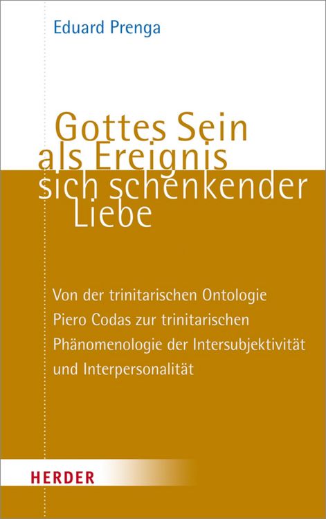 Produktbild: Gottes Sein als Ereignis sich schenkender Liebe