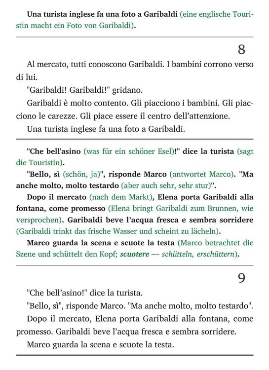 Produktbild: Italienisch lernen mit lustigen Kurzgeschichten (A1-A2) - L&rsquo;Asino di Positano (+ Audio-Online)