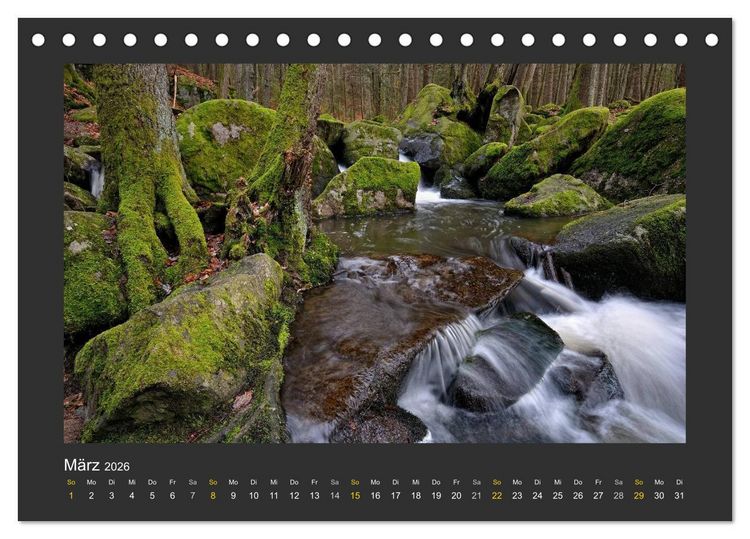 Produktbild: Poesie der Natur (Tischkalender 2026 DIN A5 quer), CALVENDO Monatskalender