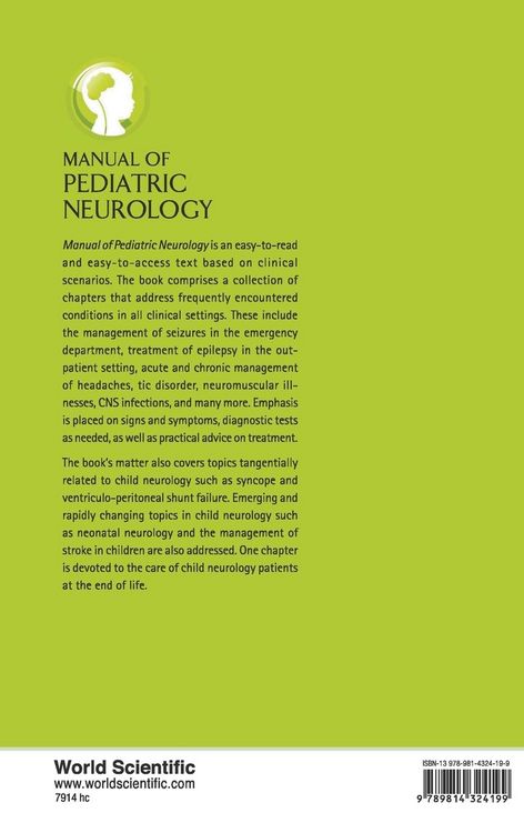 Produktbild: MANUAL OF PEDIATRIC NEUROLOGY