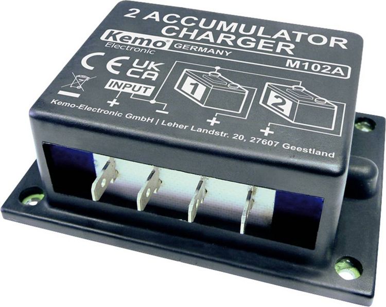 Produktbild: Kemo Zweit-Akkulader M102A M102A Laderegler