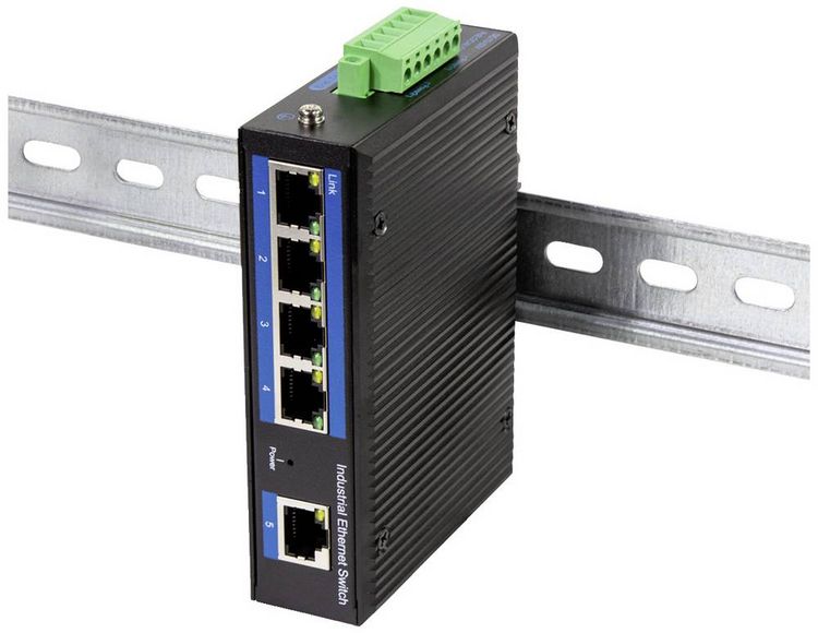 Produktbild: LogiLink NS200 NS200 Industrial Ethernet Switch 5 Port 10 / 100MBit/s