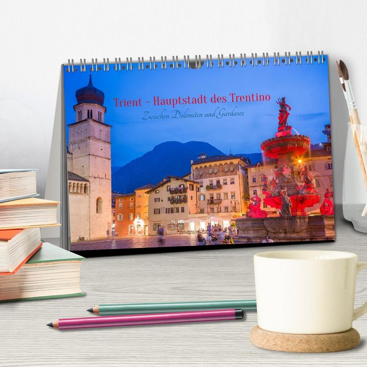 Produktbild: Trient - Hauptstadt des Trentino (Tischkalender 2026 DIN A5 quer), CALVENDO Monatskalender