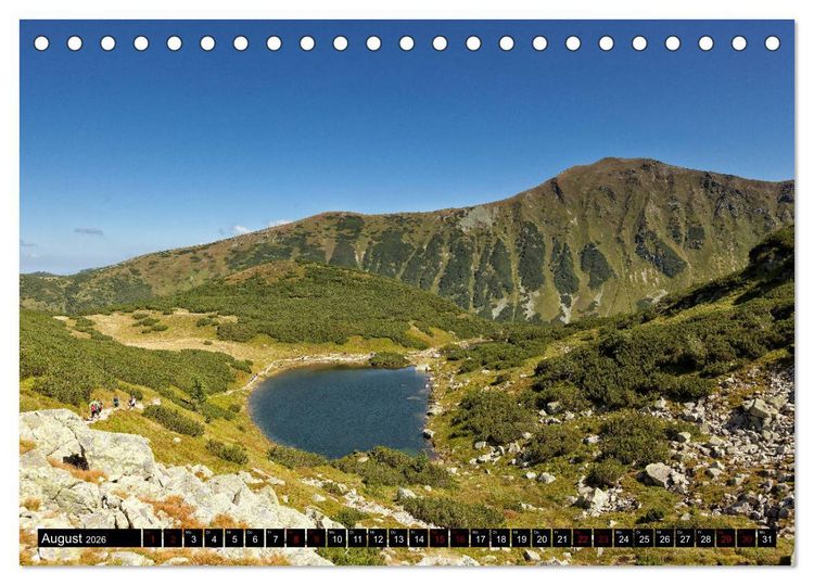 Produktbild: Slowakei - Reise durch das wilde Land (Tischkalender 2026 DIN A5 quer), CALVENDO Monatskalender