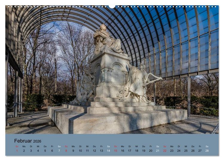 Produktbild: Gro&szlig;er Tiergarten Berlin - Von Dichtern und Komponisten (Wandkalender 2026 DIN A2 quer), CALVENDO Monatskalender
