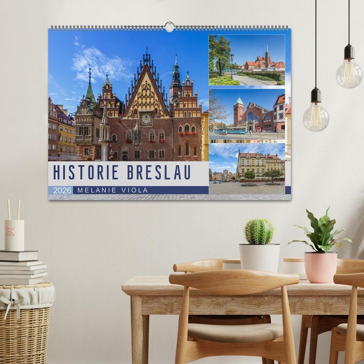 Produktbild: HISTORIE BRESLAU (Wandkalender 2026 DIN A2 quer), CALVENDO Monatskalender