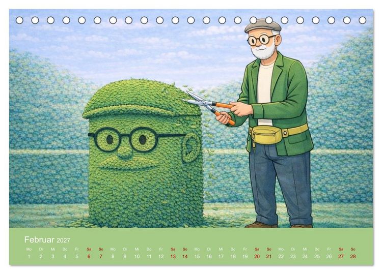 Produktbild: Opa Edition - Pragmatisch ans Werk (Tischkalender 2027 DIN A5 quer), CALVENDO Monatskalender