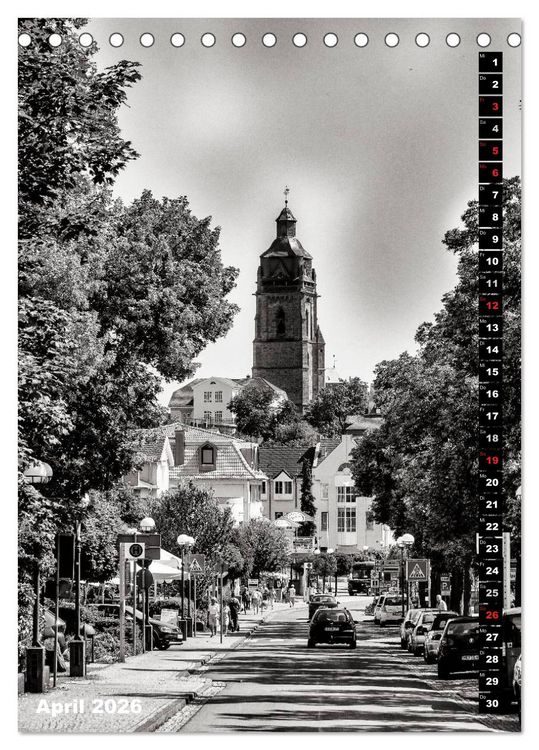 Produktbild: Ein Blick auf Bad Wildungen (Tischkalender 2026 DIN A5 hoch), CALVENDO Monatskalender