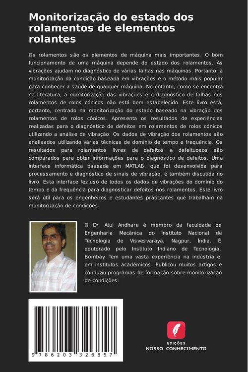 Produktbild: Monitoriza&ccedil;&atilde;o do estado dos rolamentos de elementos rolantes