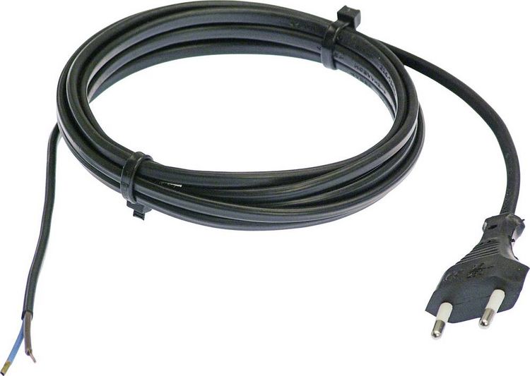 Produktbild: AS Schwabe 70642 Strom Anschlusskabel Schwarz 1.50m