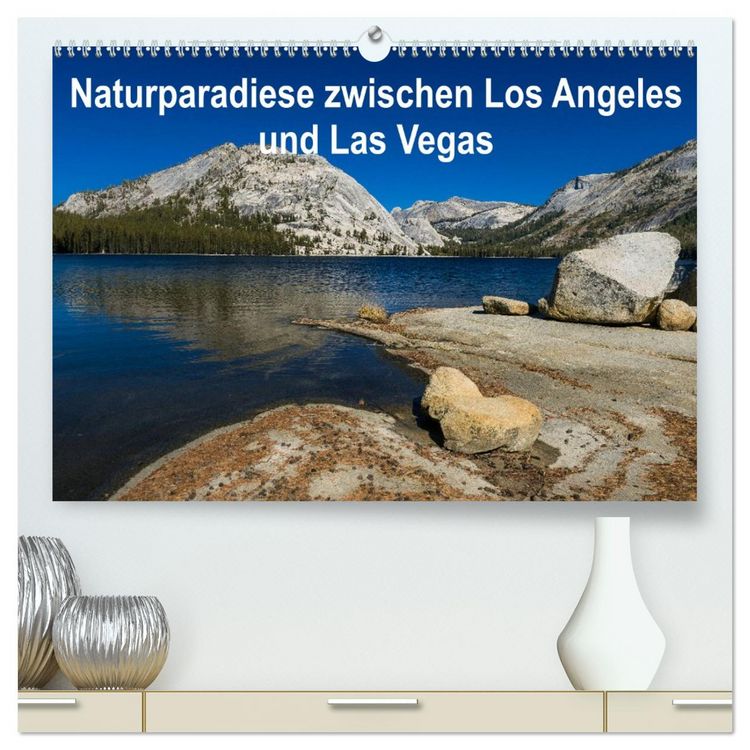 Produktbild: Naturparadiese zwischen Los Angeles und Las Vegas (hochwertiger Premium Wandkalender 2026 DIN A2 quer), Kunstdruck in Hochglanz