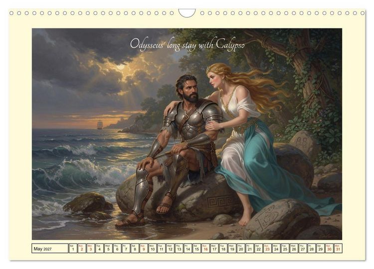 Produktbild: The adventurous journey of Odysseus (Wall Calendar 2027 DIN A3 landscape), CALVENDO 12 Month Wall Calendar