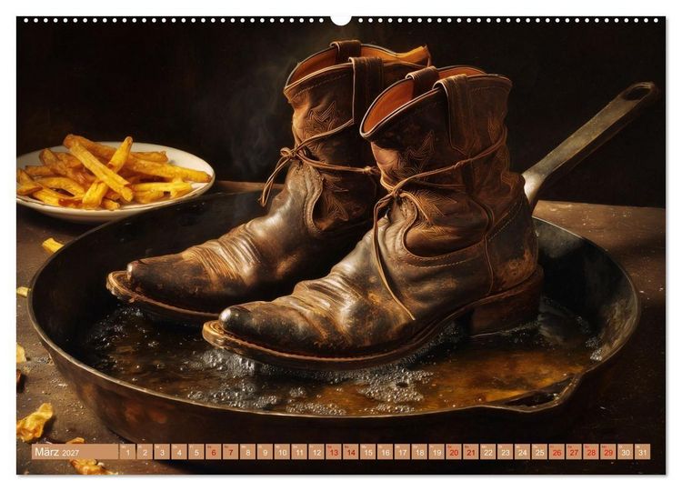 Produktbild: Schuh-verr&uuml;ckt. Pantoffel, Pumps und Co. im Ausnahmezustand (hochwertiger Premium Wandkalender 2027 DIN A2 quer), Kunstdruck in Hochglanz