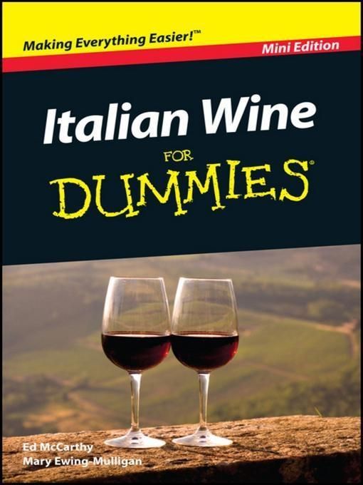 Produktbild: Italian Wine For Dummies, Mini Edition