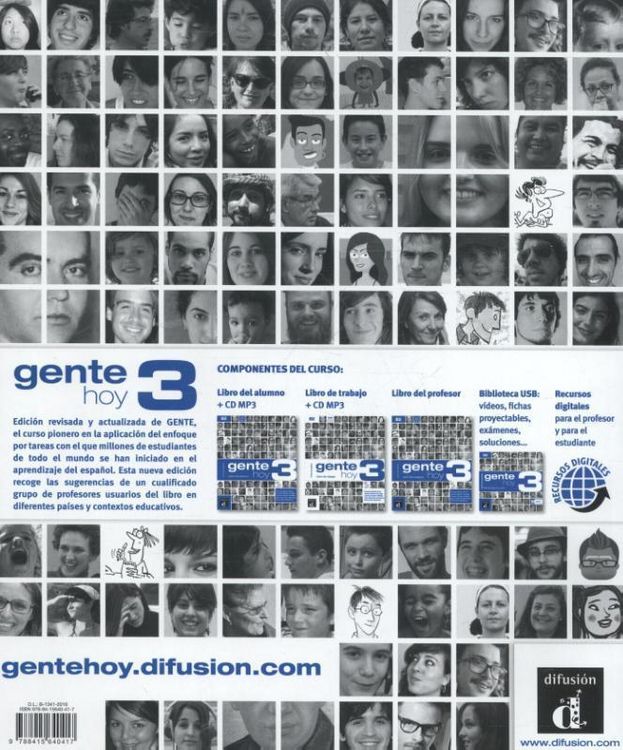Produktbild: Gente hoy 3 - Libro de trabajo - Curso de espanol + audio MP3. B2