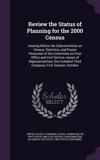 Produktbild: Review the Status of Planning for the 2000 Census