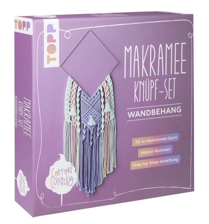 Produktbild: Makramee Knüpf-Set: Wandbehang