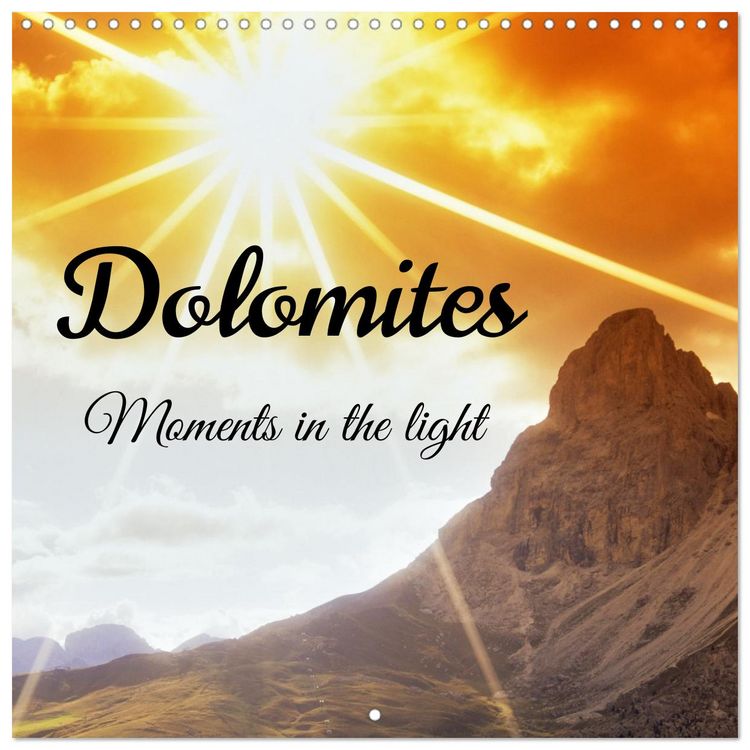 Produktbild: Dolomites Moments in the light (Wall Calendar 2026 12 &times; 12 Inch) CALVENDO 12 Month Wall Calendar