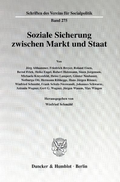 Produktbild: Soziale Sicherung zwischen Markt und Staat.