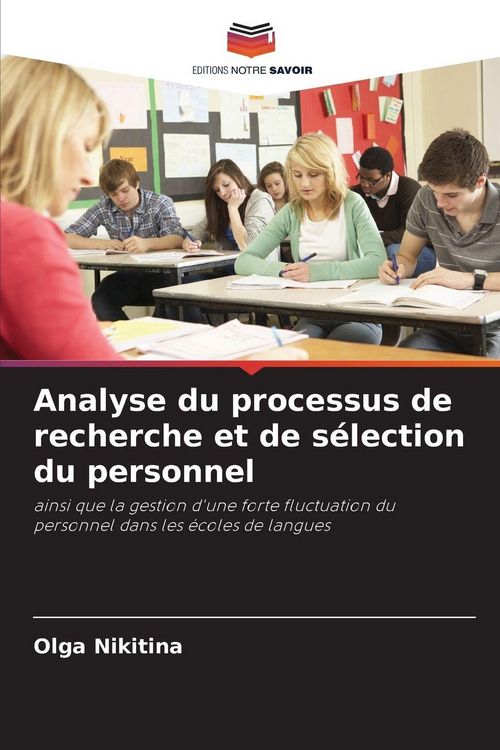 Produktbild: Analyse du processus de recherche et de s&eacute;lection du personnel