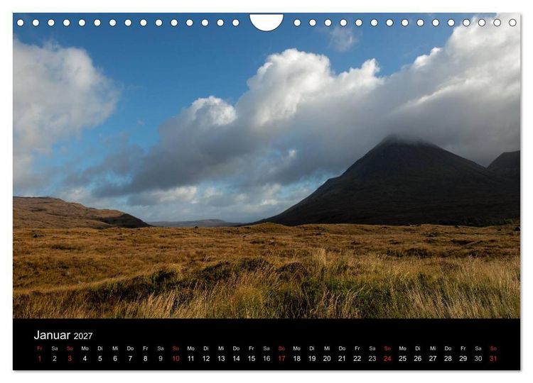 Produktbild: Schottland Landschaften (Wandkalender 2027 DIN A4 quer), CALVENDO Monatskalender