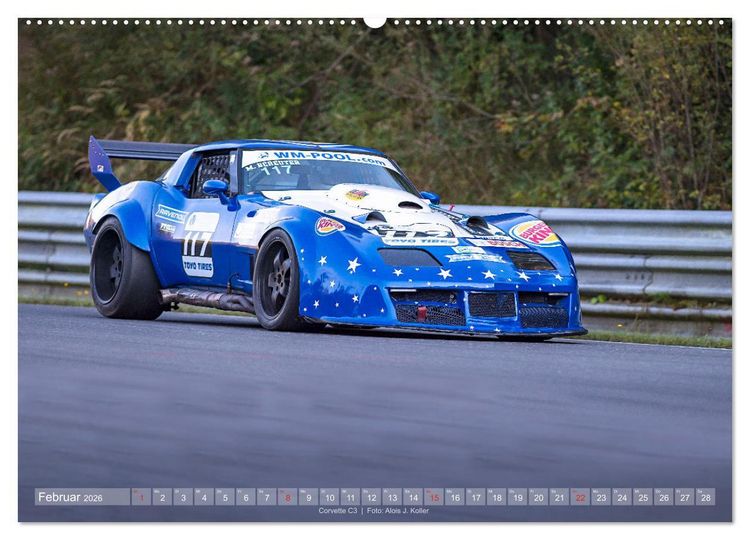 Produktbild: Corvette Racing 2026 (Wandkalender 2026 DIN A2 quer), CALVENDO Monatskalender