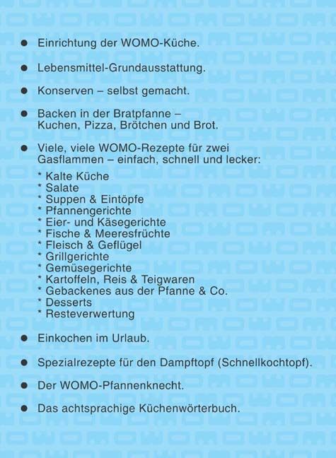 Produktbild: Allgemeines Wohnmobil Kochbuch