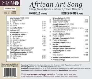 Produktbild: African Art Song