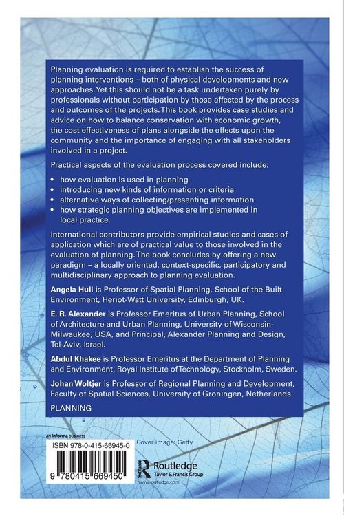 Produktbild: Evaluation for Participation and Sustainability in Planning