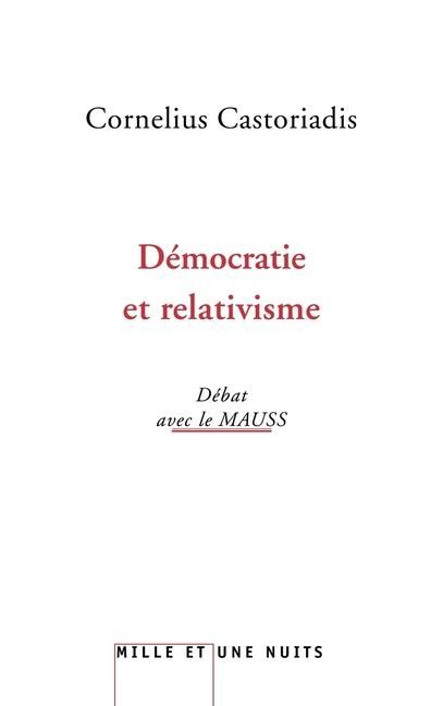 Produktbild: D&eacute;mocratie et relativisme