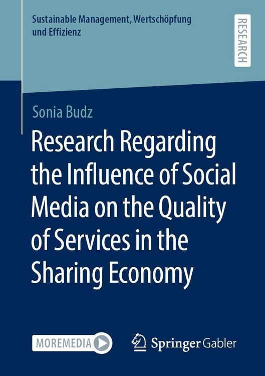 Produktbild: Research Regarding the Influence of Social Media on the Quality of Services in the Sharing Economy