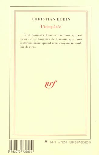 Produktbild: L'inesp&eacute;r&eacute;e