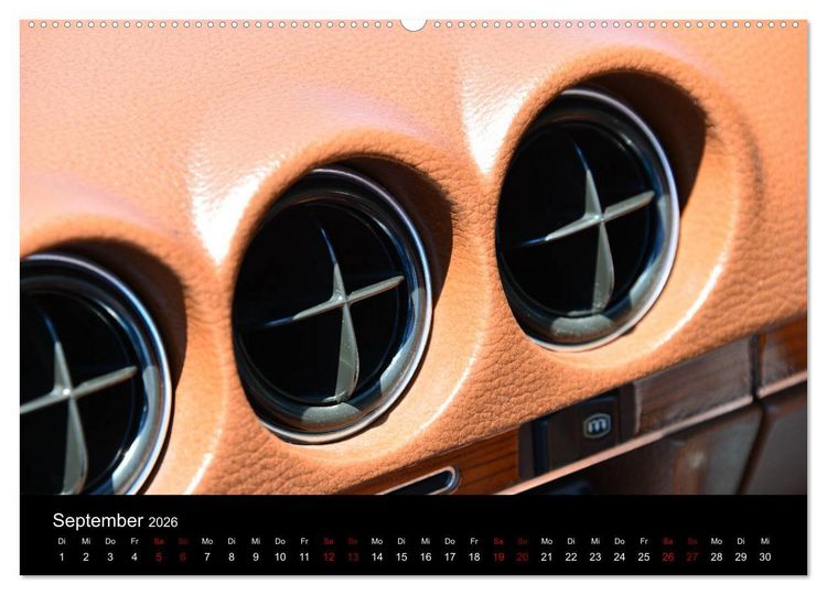 Produktbild: Mercedes SL W107 - zeitlose Eleganz (hochwertiger Premium Wandkalender 2026 DIN A2 quer), Kunstdruck in Hochglanz