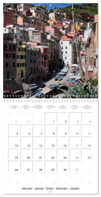 Produktbild: Cinque Terre - The Five Lands of Liguria (Wall Calendar 2026 12 &times; 12 Inch) CALVENDO 12 Month Wall Calendar