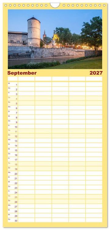 Produktbild: Familienplaner 2027 - Hannover - Momente einer Reise mit 5 Spalten (Wandkalender, 21 x 45 cm) CALVENDO