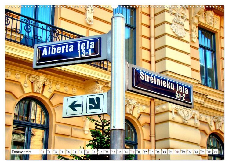 Produktbild: Jugendstil in Riga - Schmuckst&uuml;cke der lettischen Hauptstadt (Wandkalender 2026 DIN A2 quer), CALVENDO Monatskalender