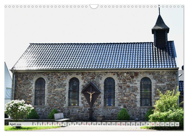 Produktbild: Kirchen und Kapellen rund um Simmerath (Wandkalender 2026 DIN A3 quer), CALVENDO Monatskalender