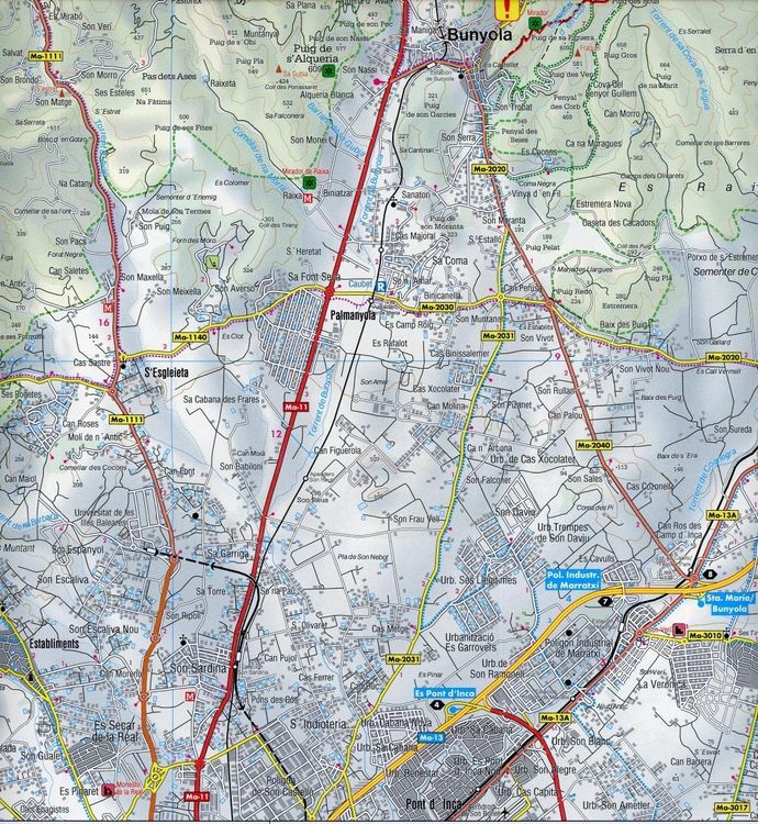 Produktbild: Freytag & berndt Stra&szlig;enkarte Mallorca Set Nord und S&uuml;d 1:50.000
