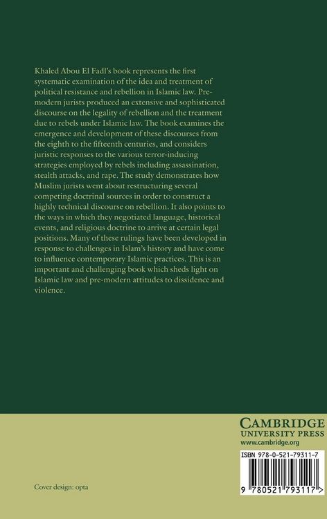 Produktbild: Rebellion and Violence in Islamic Law