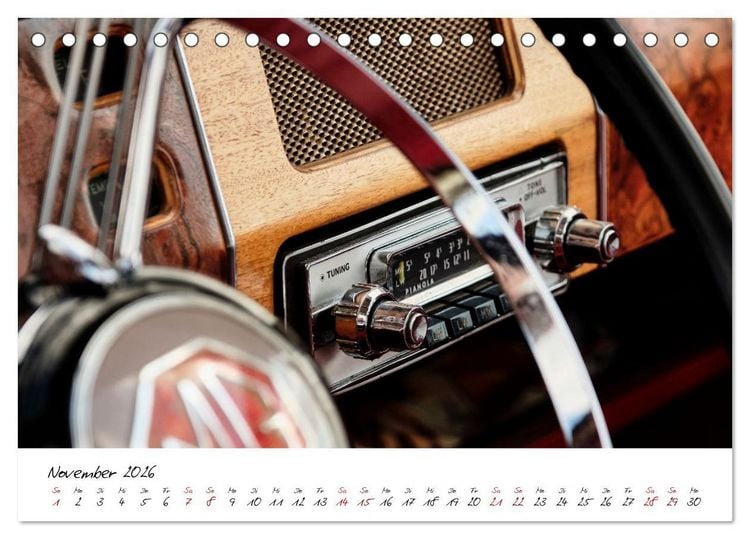 Produktbild: Oldtimer Innenansichten (Tischkalender 2026 DIN A5 quer), CALVENDO Monatskalender